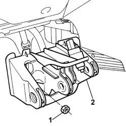 Pedal unit mount - r r