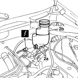 Brake fluid reservoir - r + r and wash inside