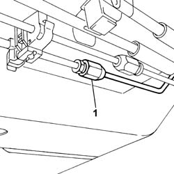 Rear connection central pipe - r r