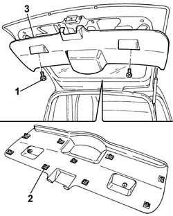 Tailgate interior panel - r+r