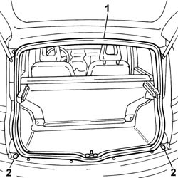 Tailgate - adjust striker and adapt seal if necessary