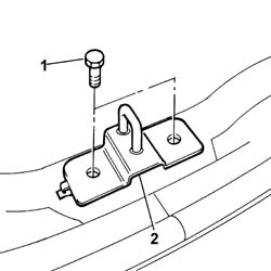Tailgate lock striker - r+r
