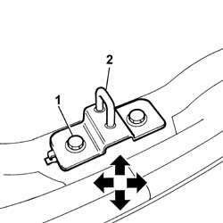 Tailgate lock striker - r+r