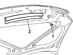 Bonnet lid anti-wind noise seal - r+r