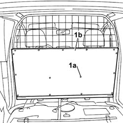 TRIM on dividing grille - R.R.
