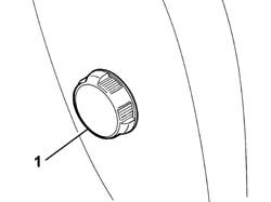 Squab lumbar knob - r r