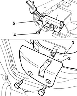 Rear squab catch device (one) - r+r
