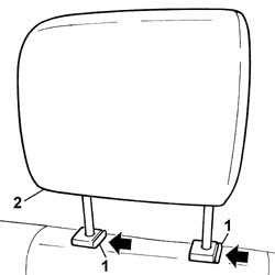 Rear seat squab ribbing - r + r