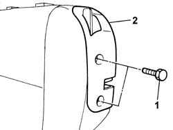 Rear seat squab ribbing - r + r