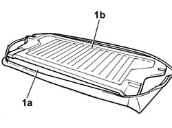 Rear seat squab ribbing - r + r