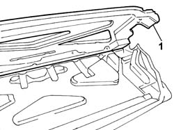 Rear seat squab ribbing - r + r