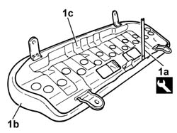Rear seat cushion ribbing - r r
