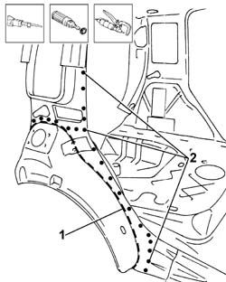 R.R. REAR WING FRAME