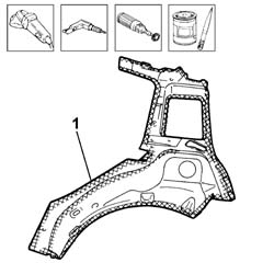 R.R. REAR WING FRAME