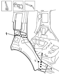 R.R. REAR WING FRAME