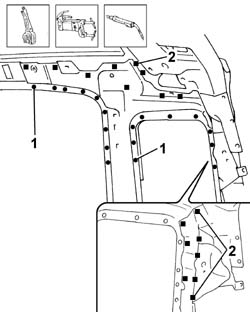 R.R. REAR WING FRAME