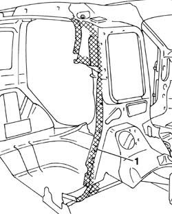 Tail light seat