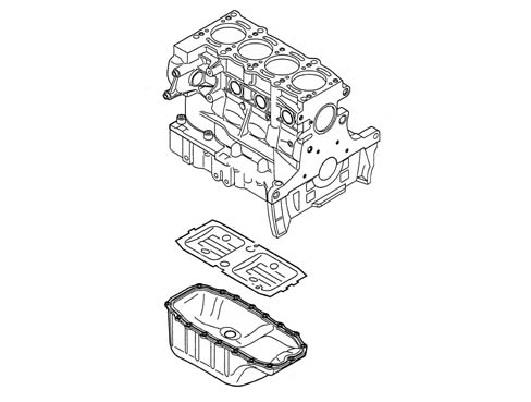 Crank case oil sump