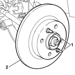 Front brake discs r r