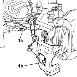 Front brake calliper bracket - r r
