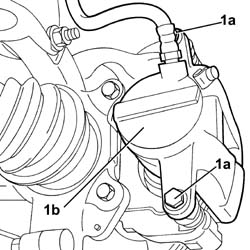 Front brake calliper bracket - r r