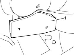 SPLIT rear. seat RIGHT BACKREST- R.R.
