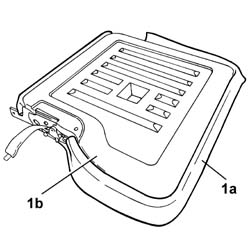 Split, (two seater), BACKREST COVER - Replacement