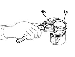 Piston, pin set - replace