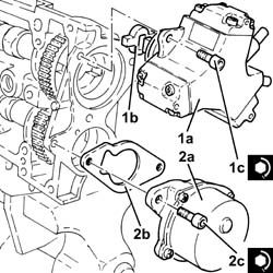 Camshaft in cylinder head - r r with head removed