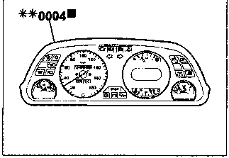 Basic instrument panel dial cluster