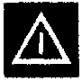 Warning triangle symbol