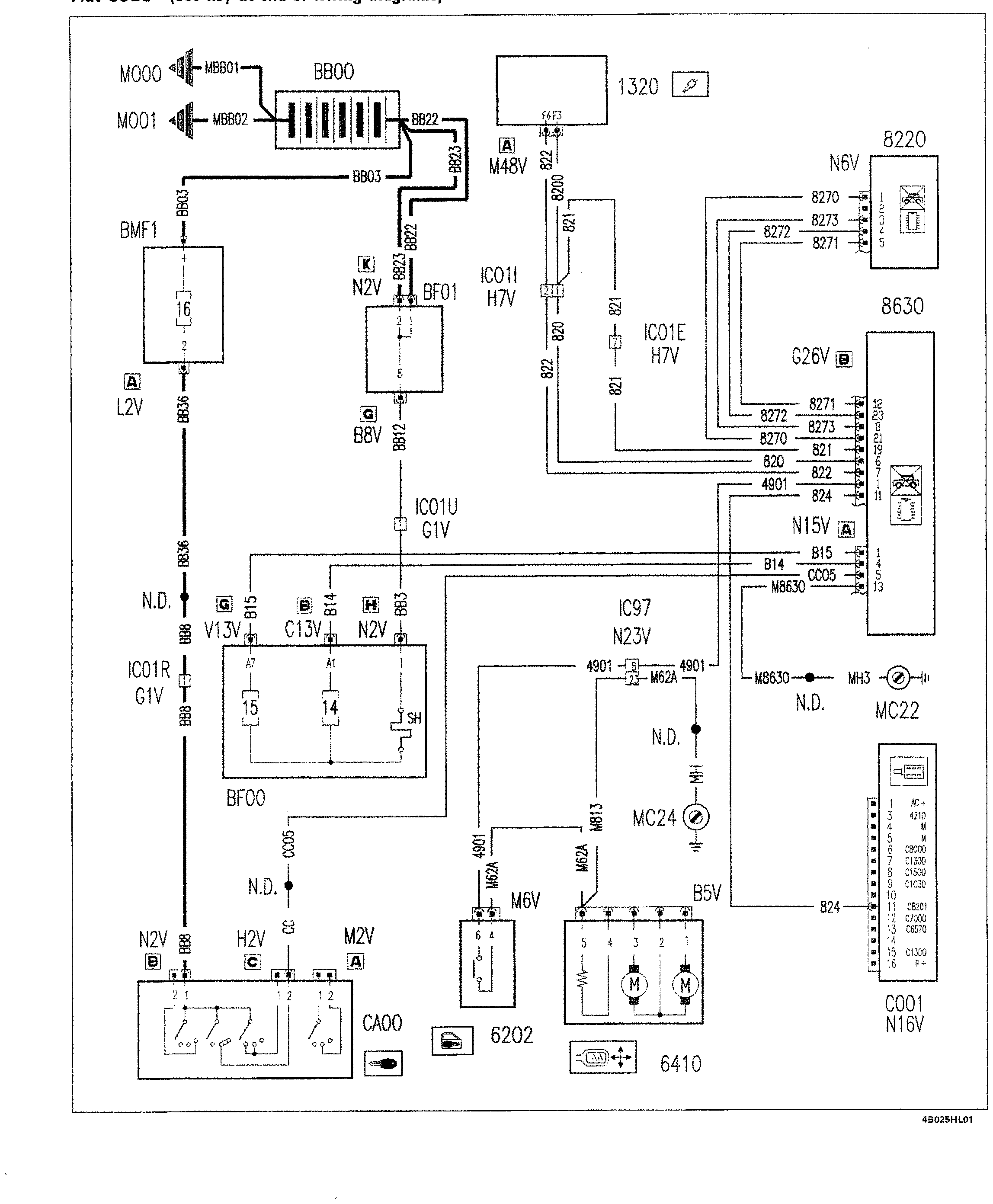 Fiat Scudo wiring diagram: 55 ELECTRICAL EQUIPMENT – Wiring diagrams (2002 update)