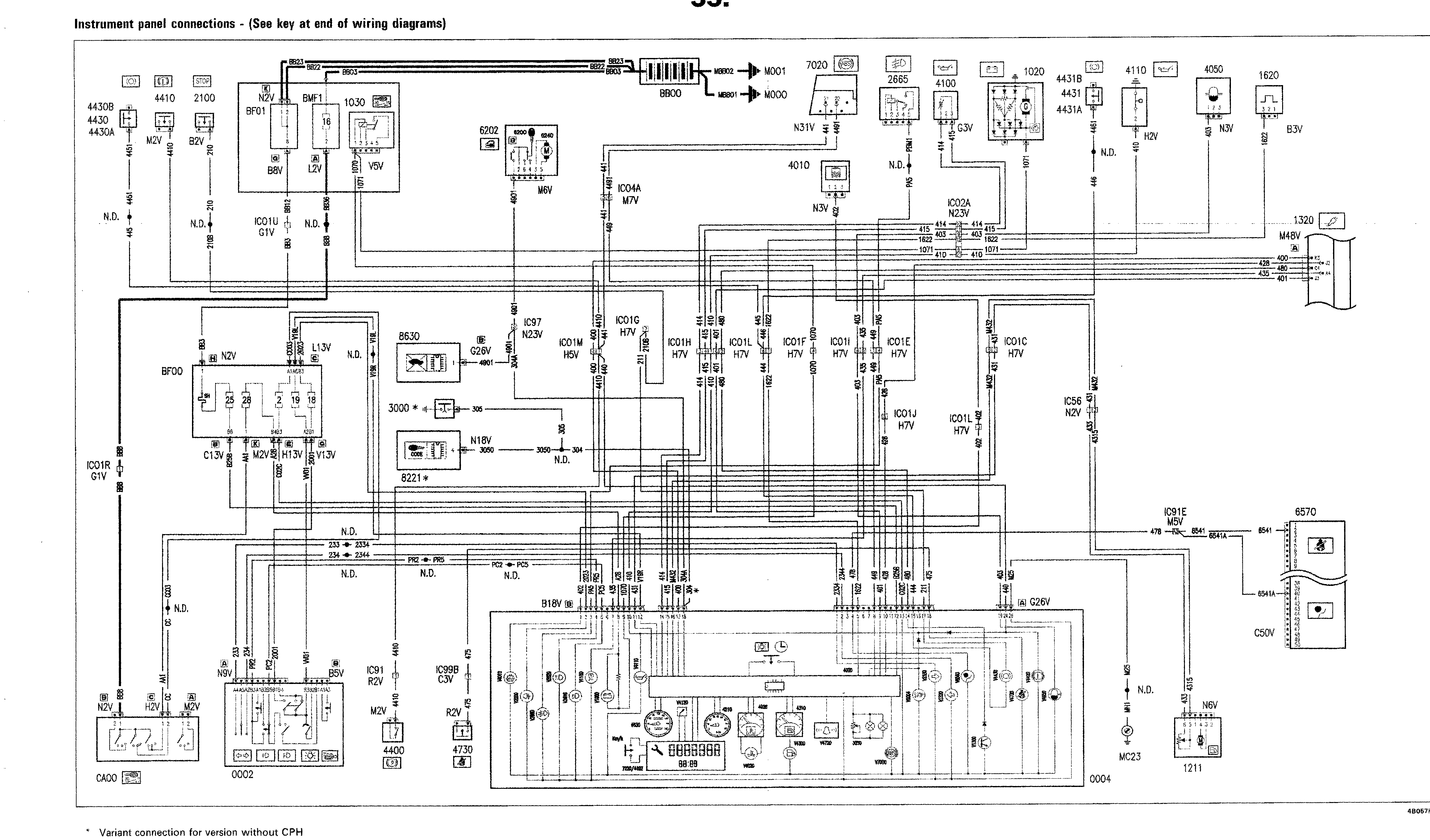 Fiat Scudo wiring diagram: 55 ELECTRICAL EQUIPMENT – Wiring diagrams (2002 update)
