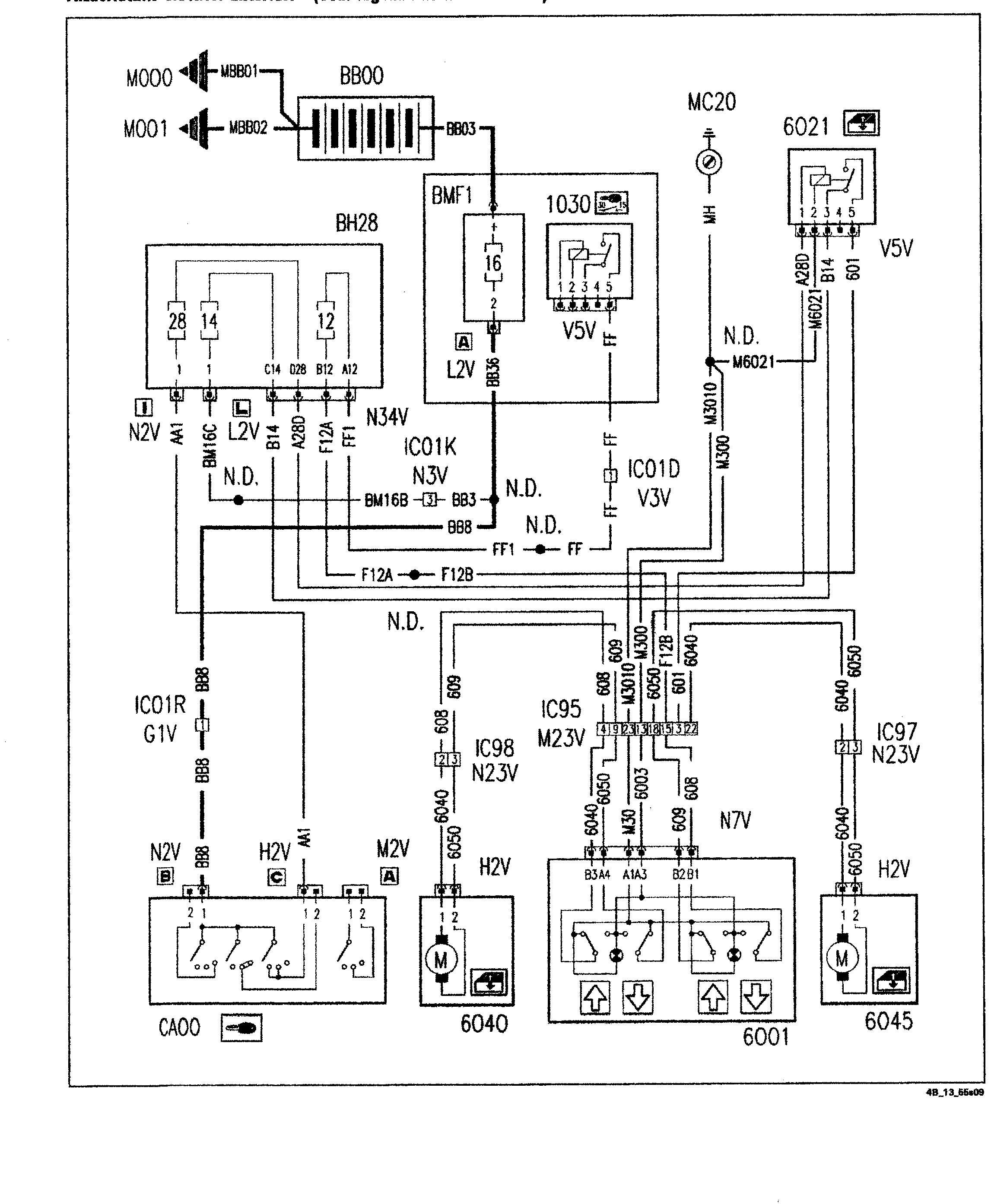Fiat Scudo wiring diagram: 55 ELECTRICAL EQUIPMENT – Wiring diagrams (2003 update)