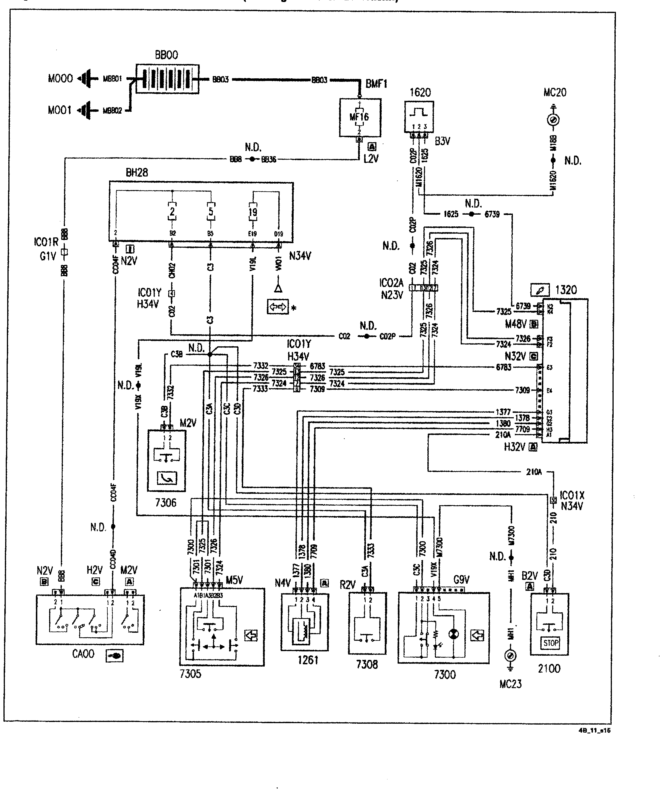 Fiat Scudo wiring diagram: 55 ELECTRICAL EQUIPMENT – Wiring diagrams (2003 update)