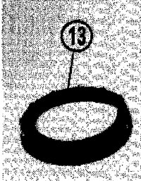 Diagram showing rigid fuel return pipe (17) and fuel outlet pipe (16) on the tray cover