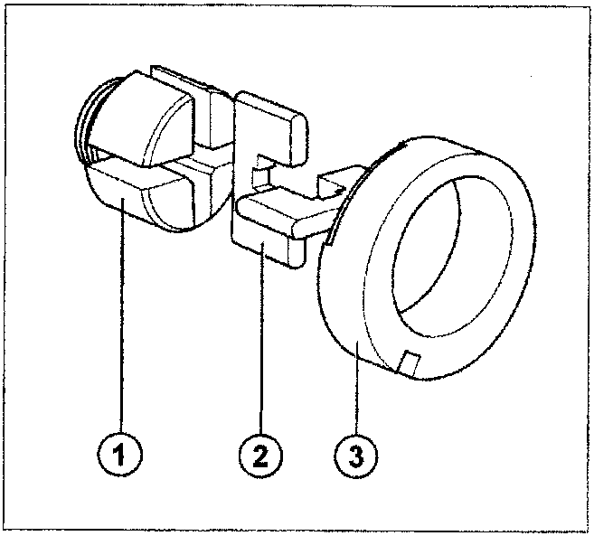 Diagram of transfer pump showing rotor, brushes, and elliptical seal