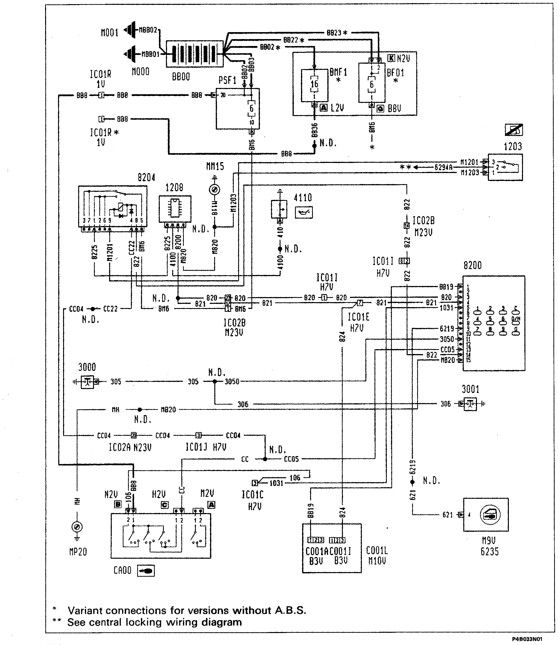 Fiat Scudo wiring diagram: 55 ELECTRICAL EQUIPMENT – Wiring diagrams