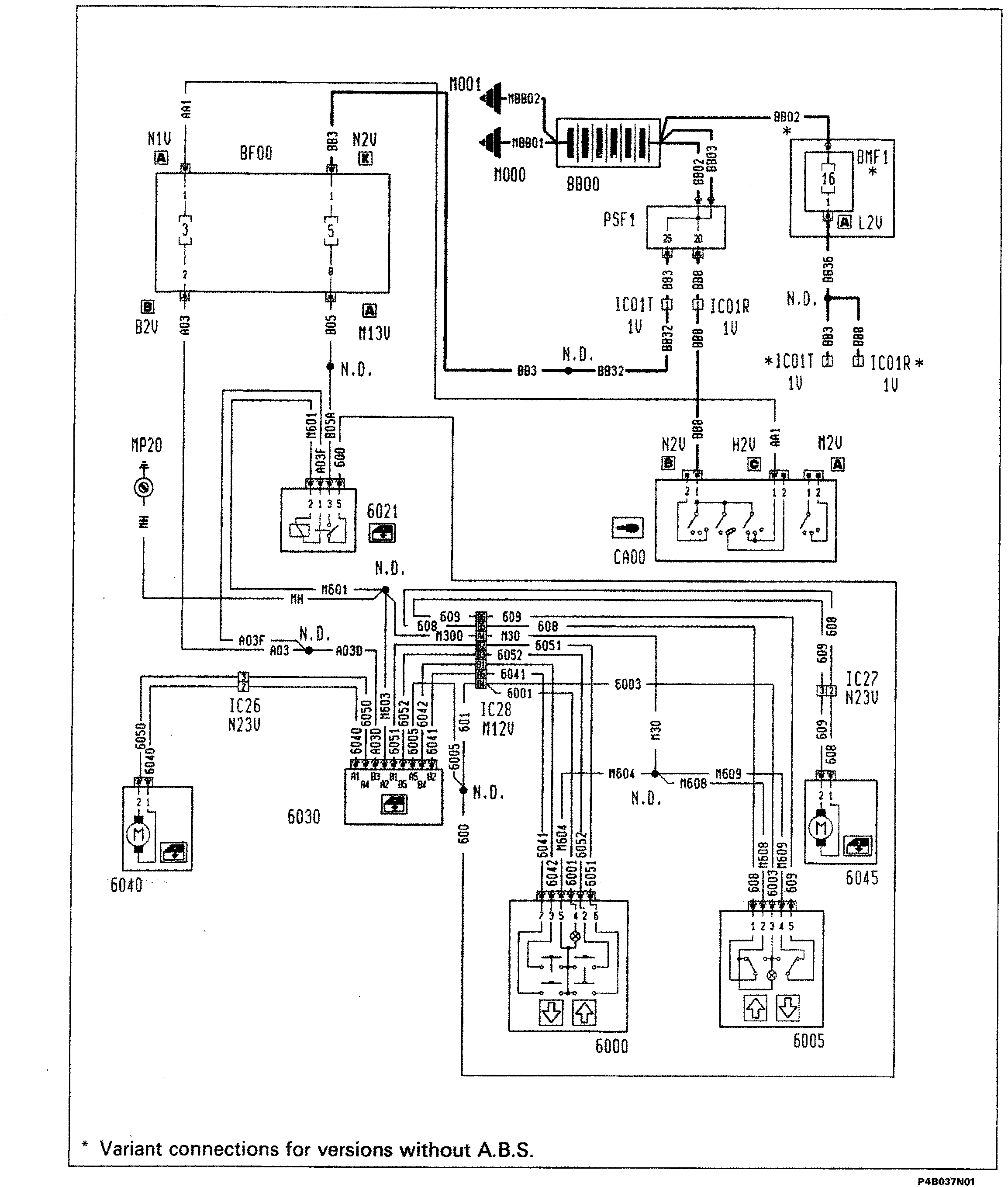 Fiat Scudo wiring diagram: 55 ELECTRICAL EQUIPMENT – Wiring diagrams