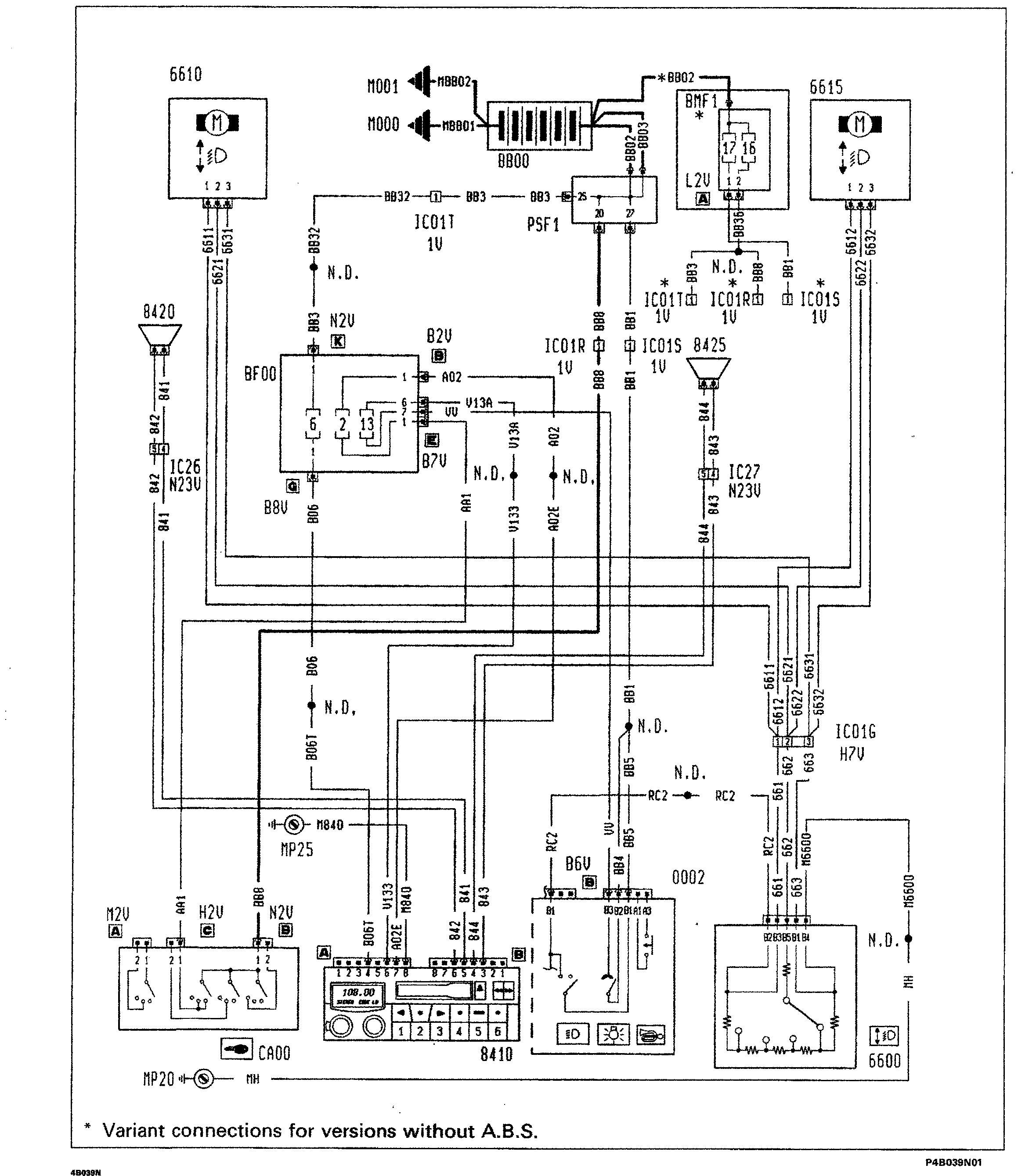 Fiat Scudo wiring diagram: 55 ELECTRICAL EQUIPMENT – Wiring diagrams