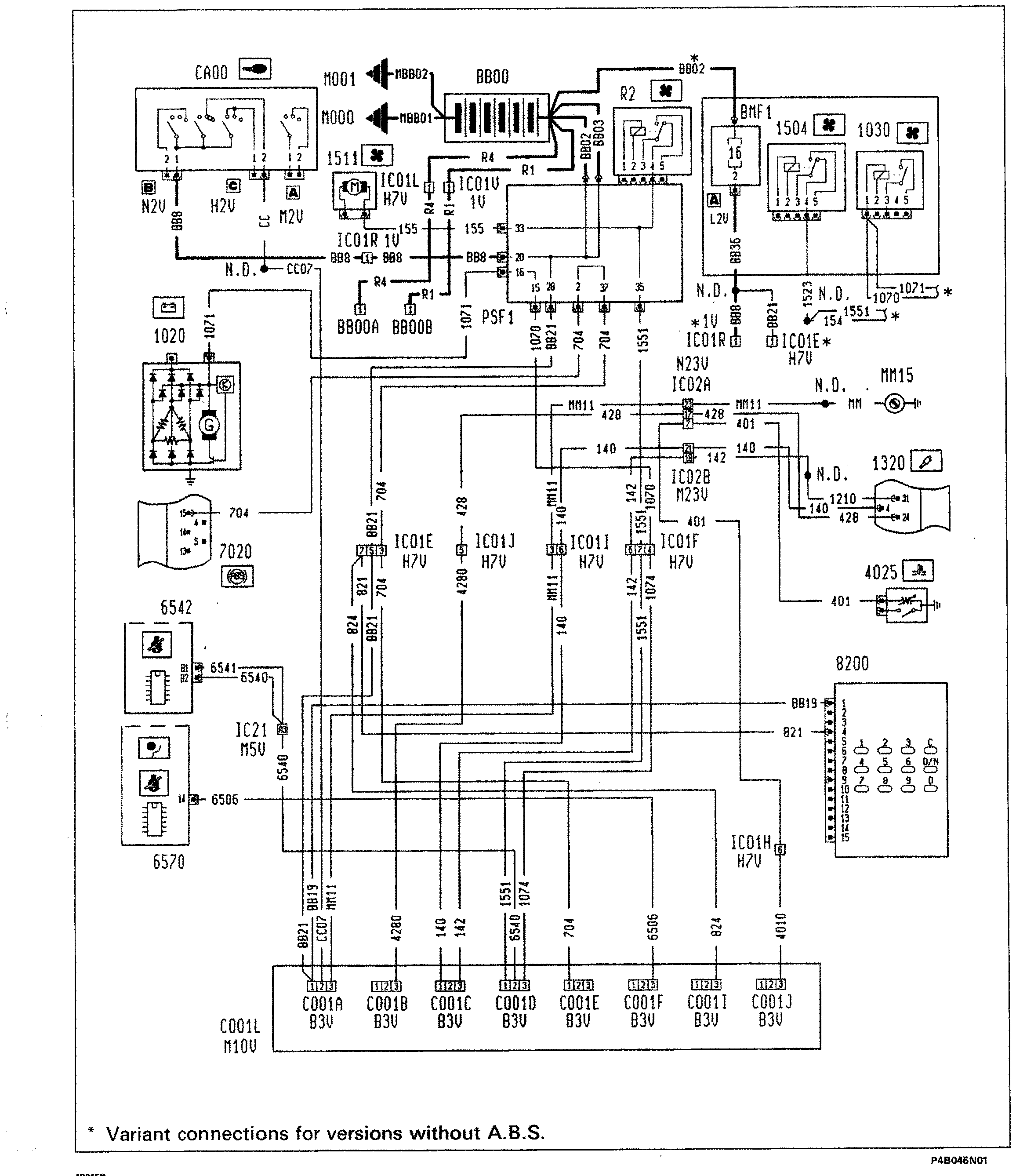 Fiat Scudo wiring diagram: 55 ELECTRICAL EQUIPMENT – Wiring diagrams