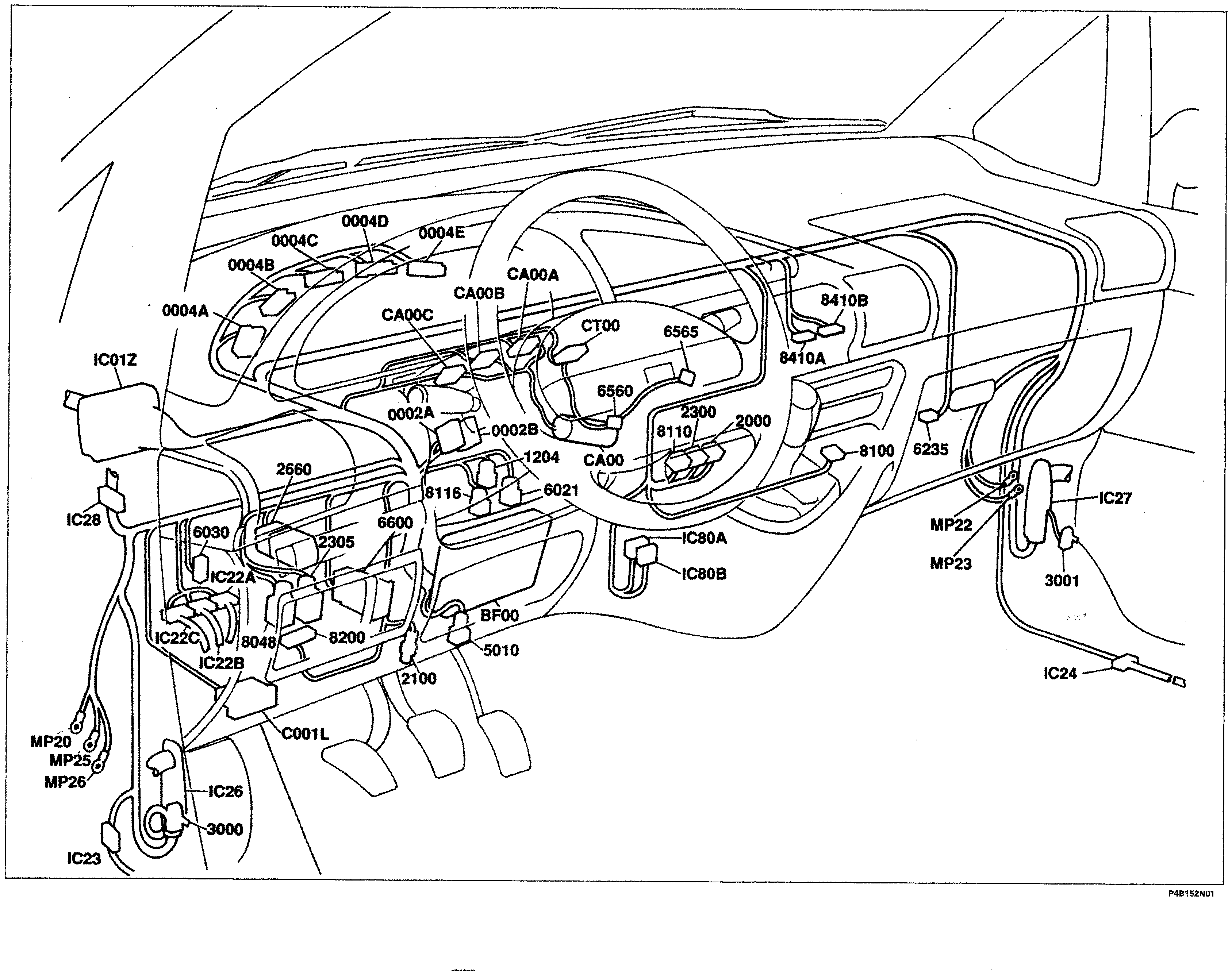 Fiat Scudo wiring diagram: 55 ELECTRICAL EQUIPMENT – Wiring diagrams