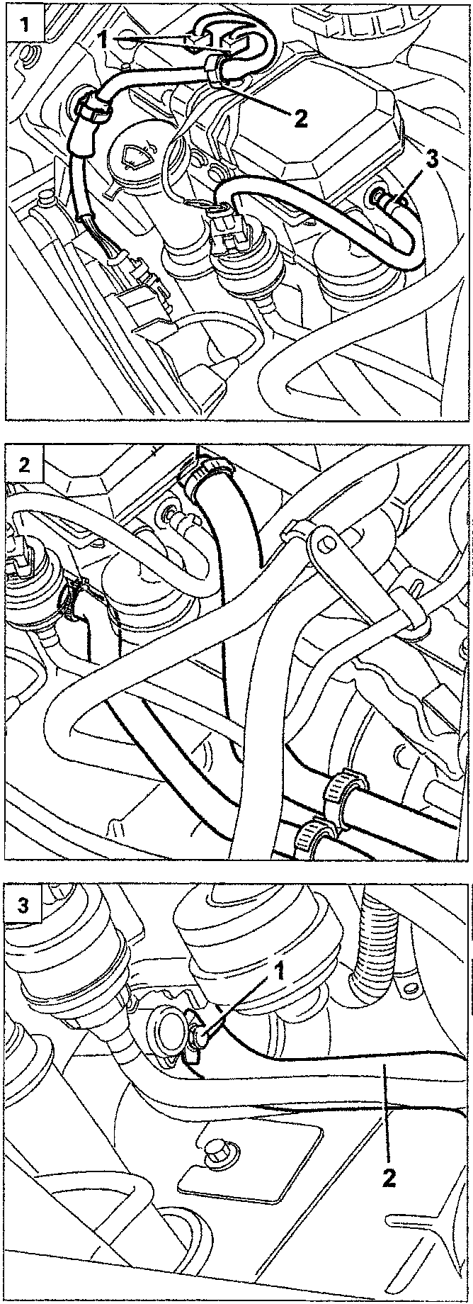 Diagram showing electrical connections, retaining band, and fuel supply pipe on the additional heater unit