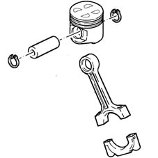 Pistons and connecting rods
