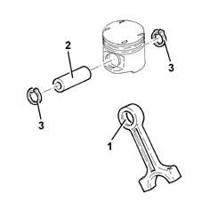Pistons and connecting rods