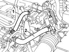 Crankcase vapour/gas recirculation system
