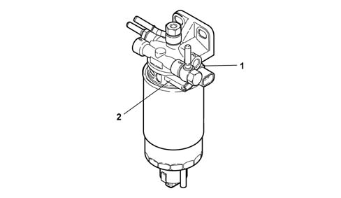 Fuel heating device