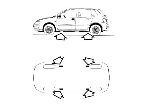 VEHICLE LIFTING POINTS
