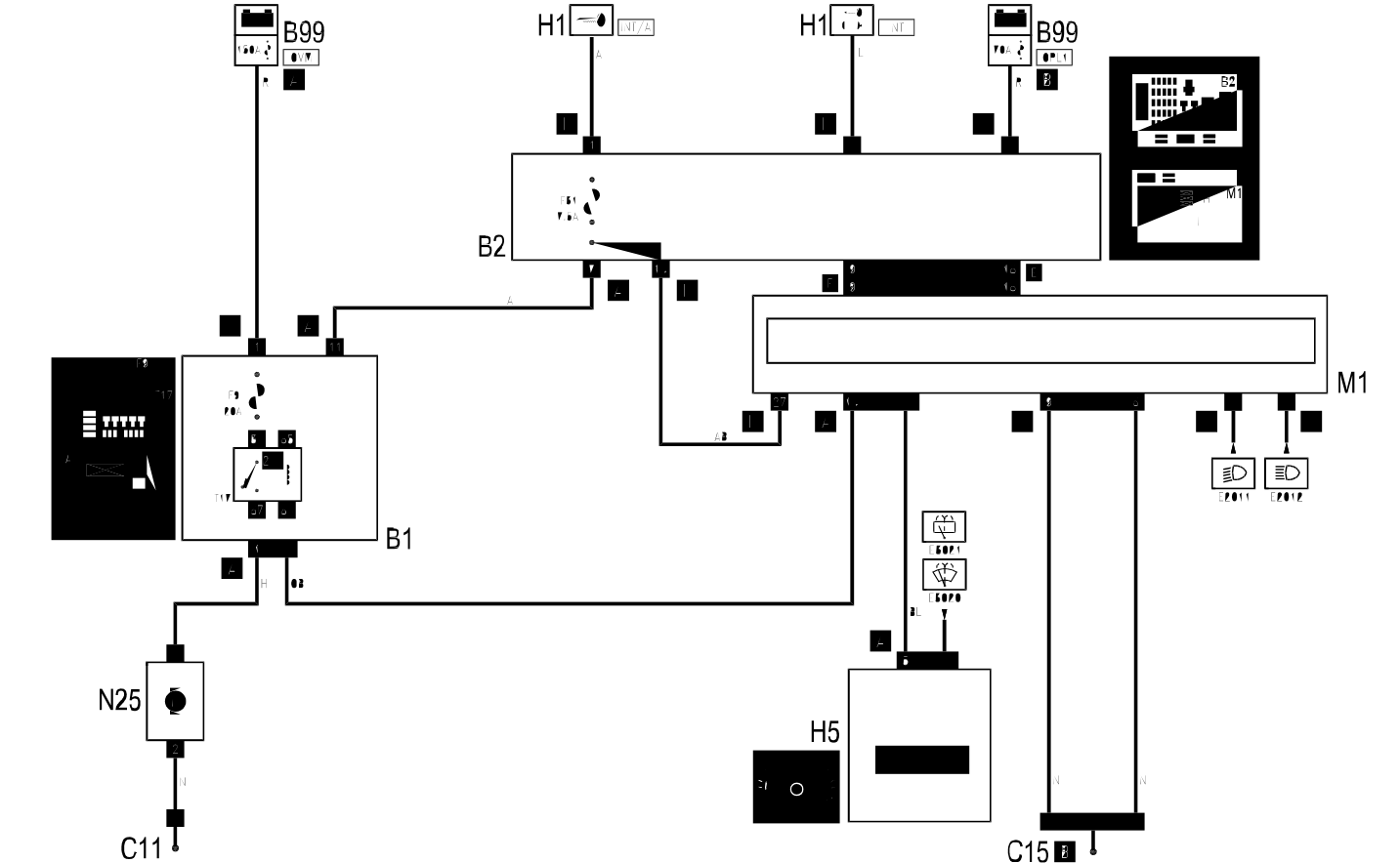 HEADLAMP WASHER - Wiring diagram