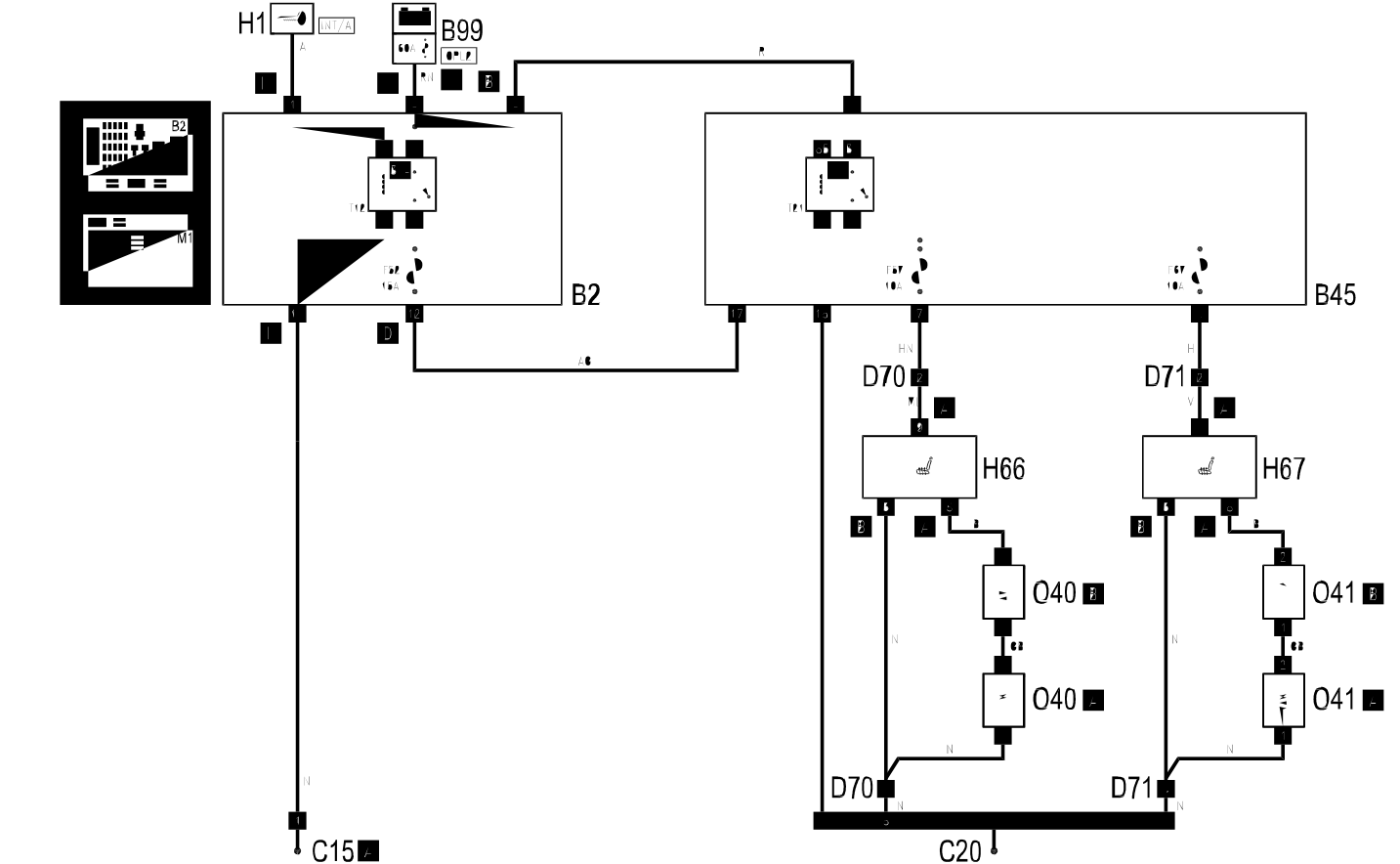 HEATED SEATS - Wiring diagram